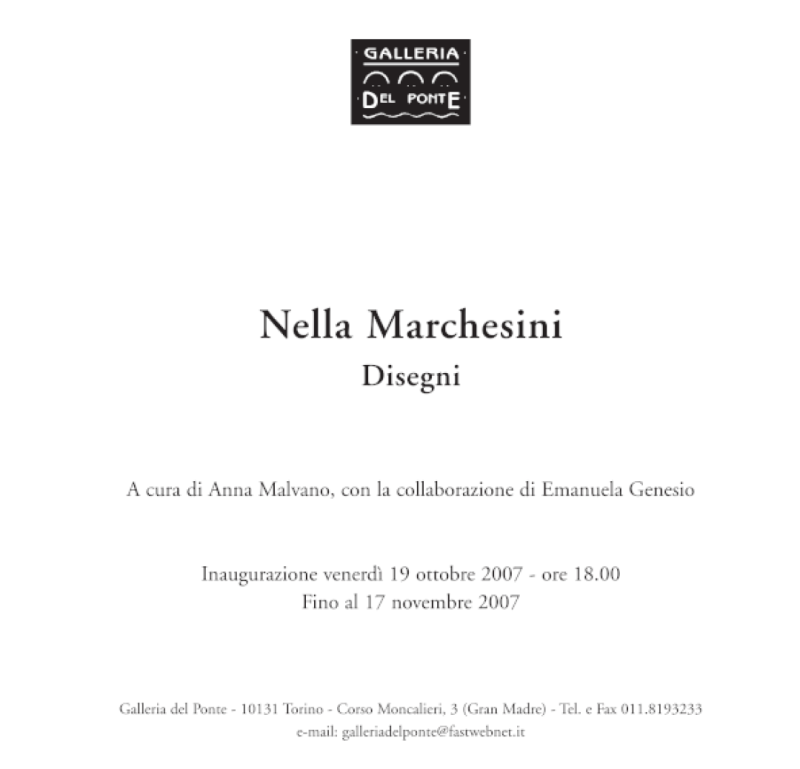 Nella Marchesini, disegni