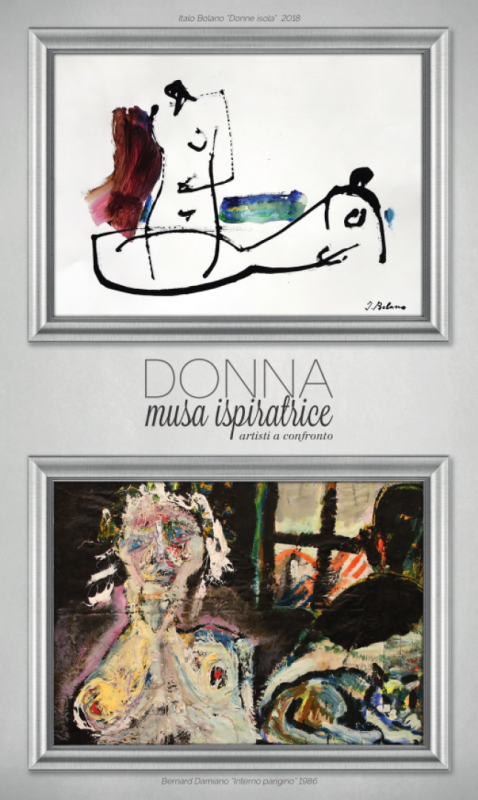 Donna musa ispiratrice. Artisti a confronto