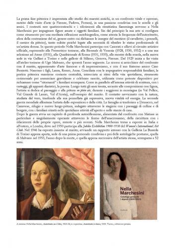 Nella Marchesini: dalla scuola casoratiana a una pittura singolare
