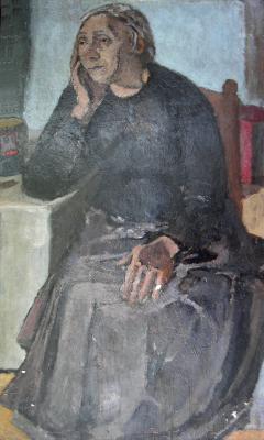 Figura in nero (la madre)