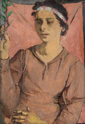 Ragazza col ramo d 'ulivo (la sorella Dadi)