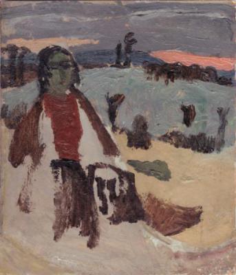 Bambina nella neve (studio)