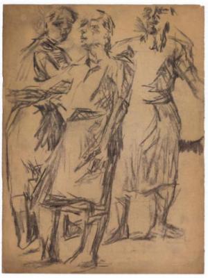 Tre figure (Autoritratti)