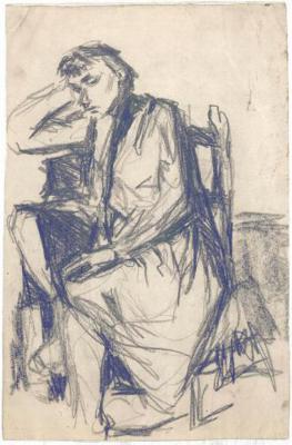 Ragazza sulla sedia (Alda Sassi)