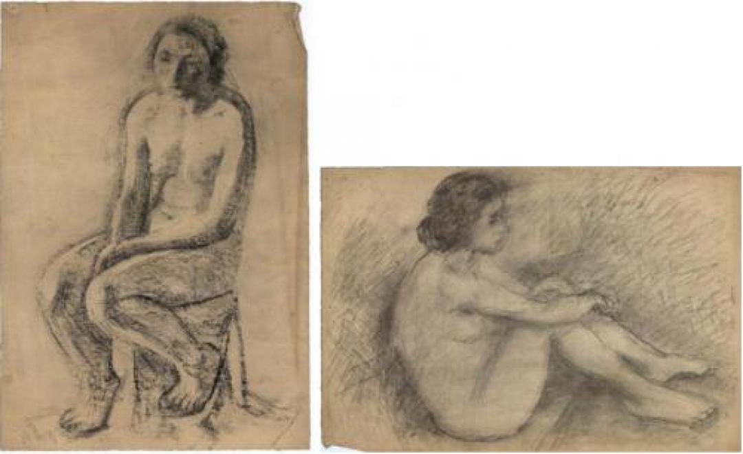 Nudo sul panchetto