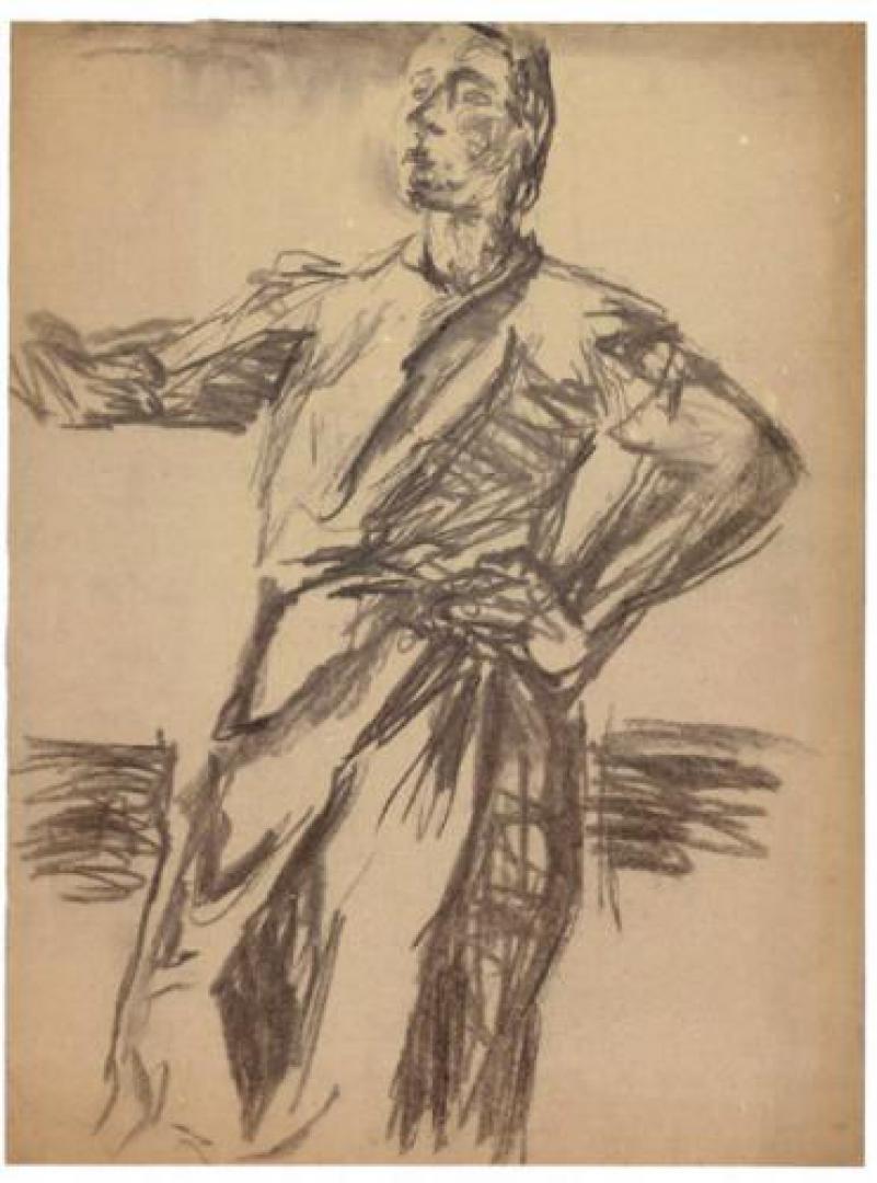 Figura col braccio teso (Autoritratto)